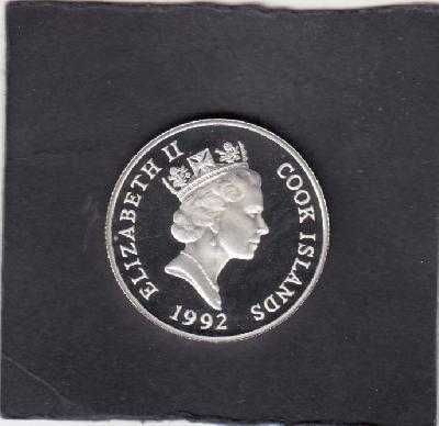 Beschrijving: 5 Dollar  S-OLYMPIC 92  HIGH JUMP